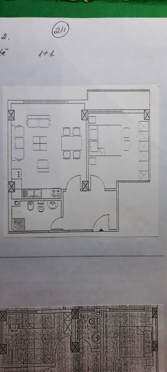 Shes app 1+1, Rruga 5 Maji, Tirane. E mobiluar.