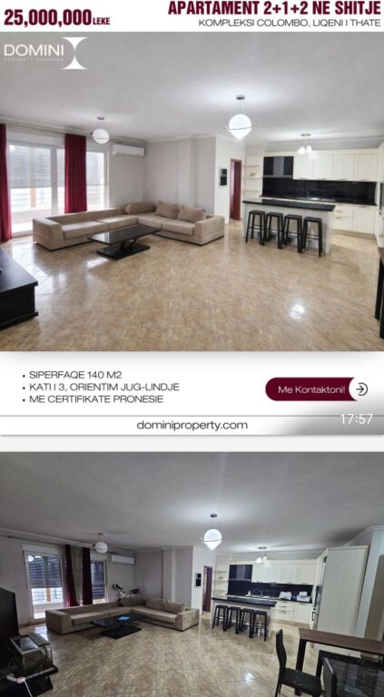 Apartment 2+1+2 for Sale at Colombo Complex