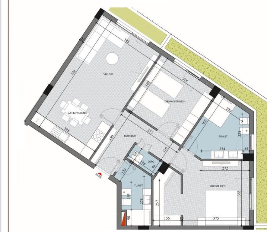 Diellon Apartments 2, Paskuqan MUNDESI PER KESTE