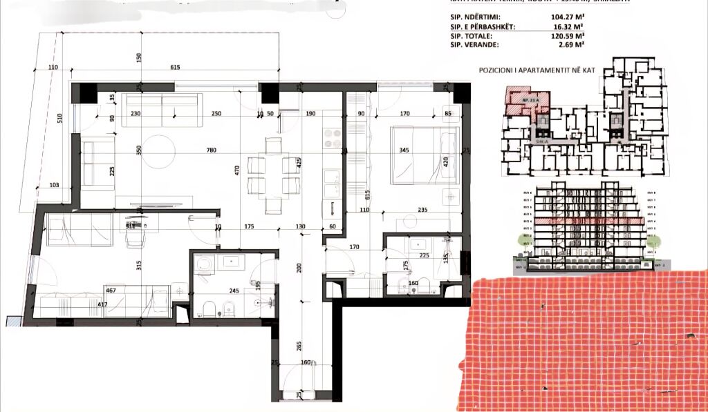 SHITET APARTAMENT TE RRETHI BATHORES,KAMEZ