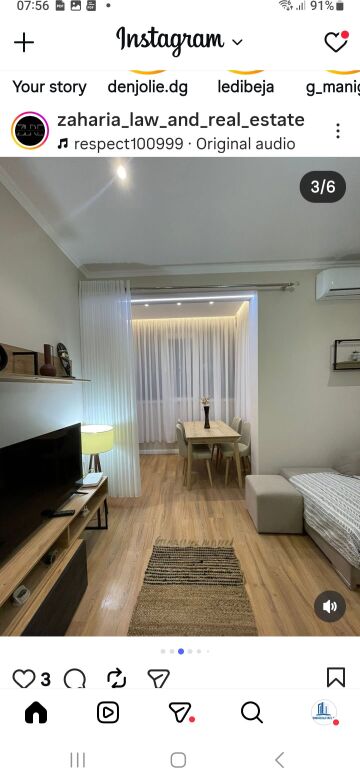 Affittasi appartamento 1+1, Via Kavajës, di fronte a Delijorgjit.