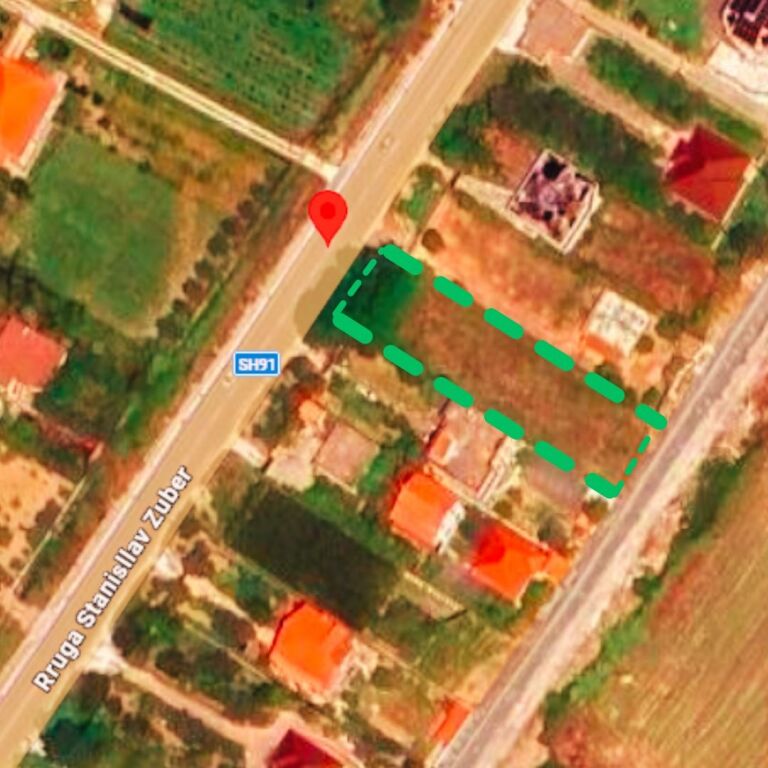 Land for sale 1000 m² – Dimal, on the national road Dimal–Kuçovë
