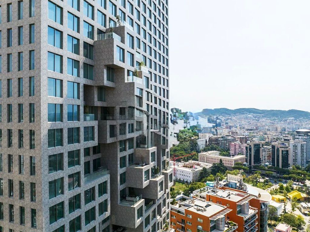 🏙️ Shitet Apartament 2+1+2 – Downtown One, Tiranë