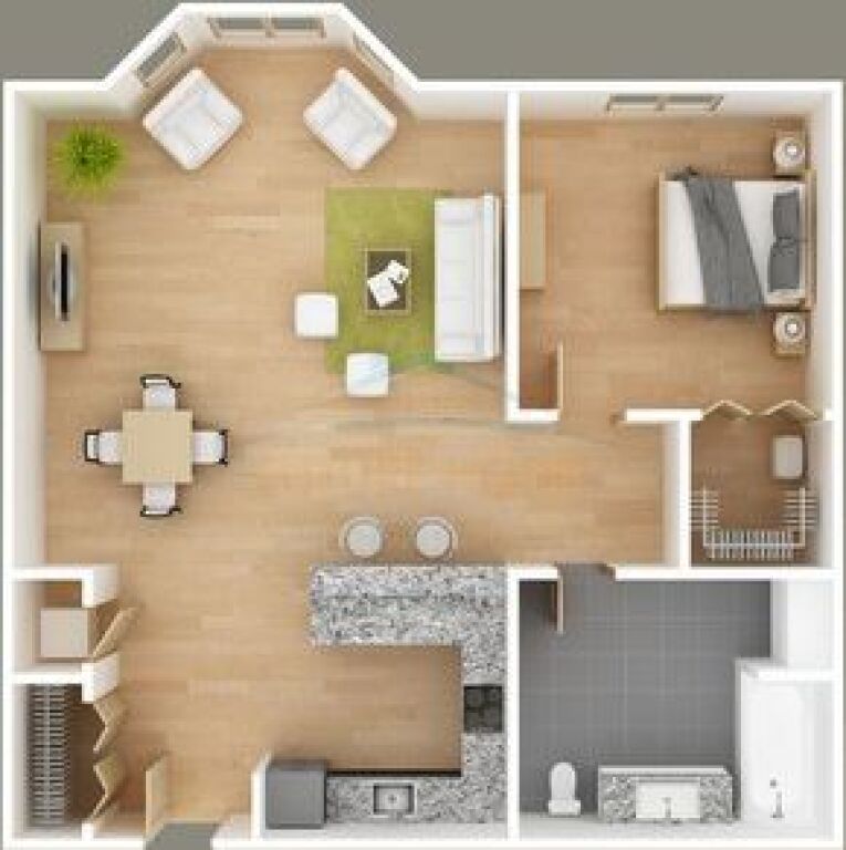 Shitet, Apartament 2+1. Unaza e Re, Tirane