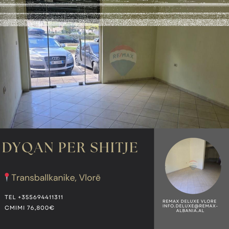 🏪✨ DYQAN NË SHITJE – RRUGA GJERGJ KASTRIOTI, VLORË ✨🏪
