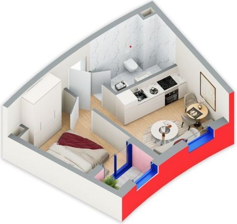I am selling an apartment at Rezidenca Ballada, Farke. The best price in the area, financing options up to 80% of the value