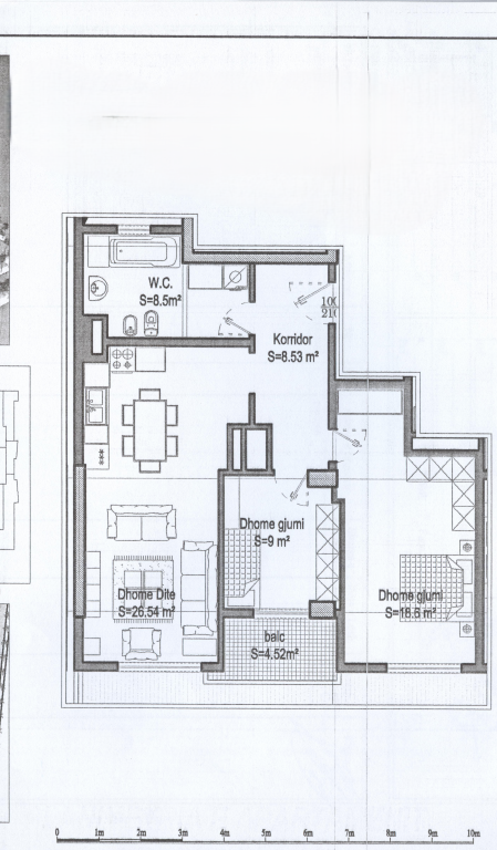 SHITET APARTAMENT 2+1 TE KTHESA KAMZES!