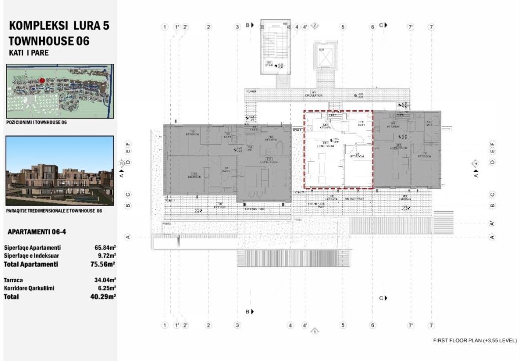 APARTAMENT 1+1 PER SHITJE TEK LURA 5