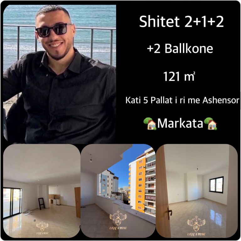 SHITET 2+1+2 me 2 Ballkone 150.000€  📍Markata Durres