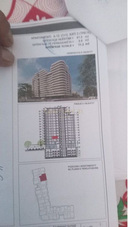 Apartament 1+1 për shitje në Corner Residence