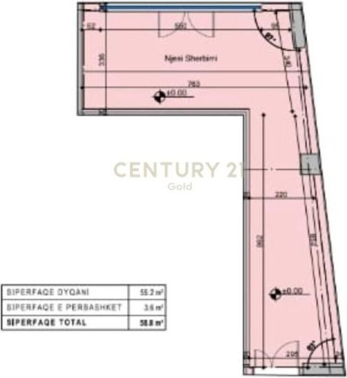 Ambient Komercial Për Shitje në Bulevardi i Ri, Tiranë - 164,640€ | 58.8 m²