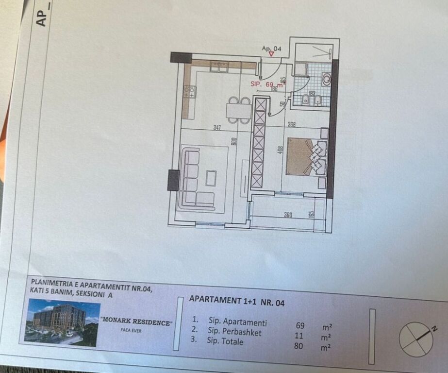 🏡 Shitet Apartament 1+1