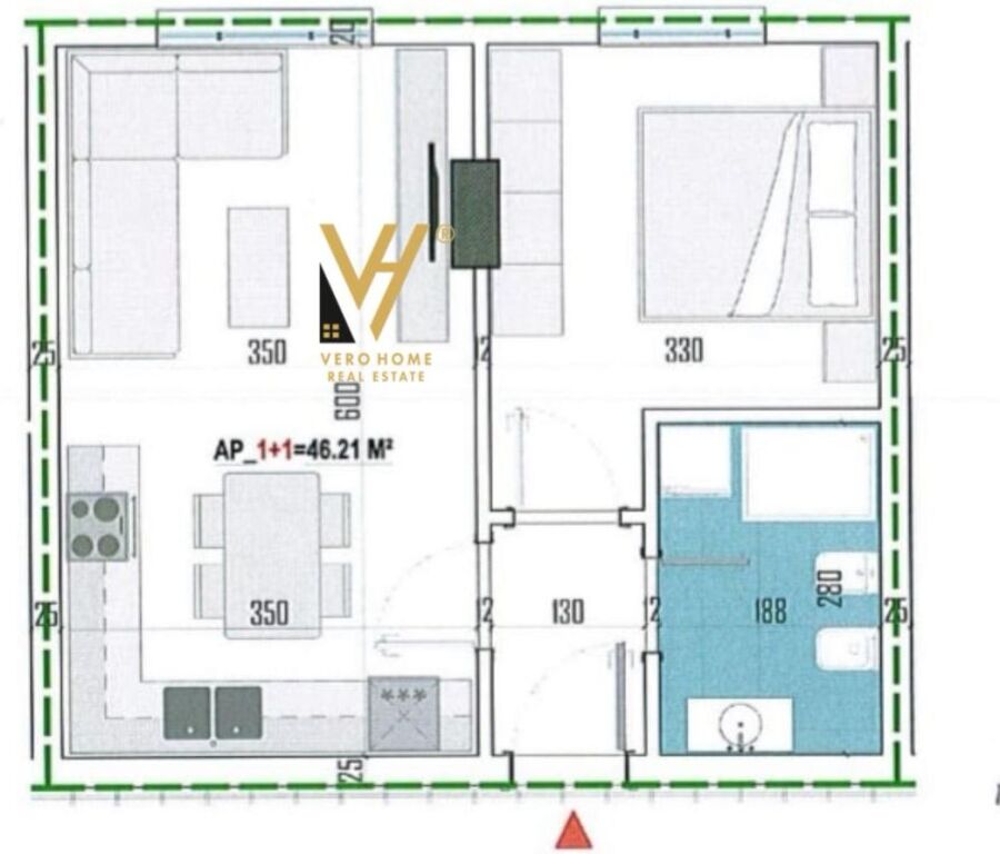 SHITET APARTAMENT 1+1+BLK NE PASKUQAN 67.000 EURO
