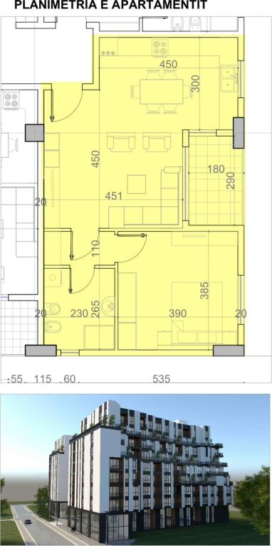 Appartamento 1+1 con posto auto in vendita! 105’000€