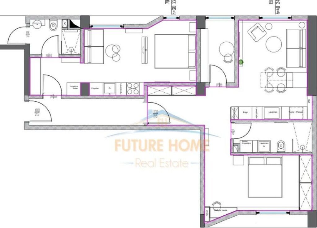 Shitet, Apartament 2+1, Liqeni Thate, Tirane !