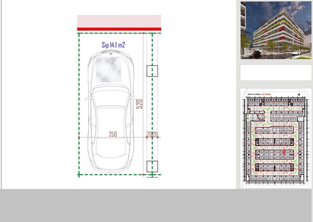 Parking Spot for Sale – Univers City 15’000€