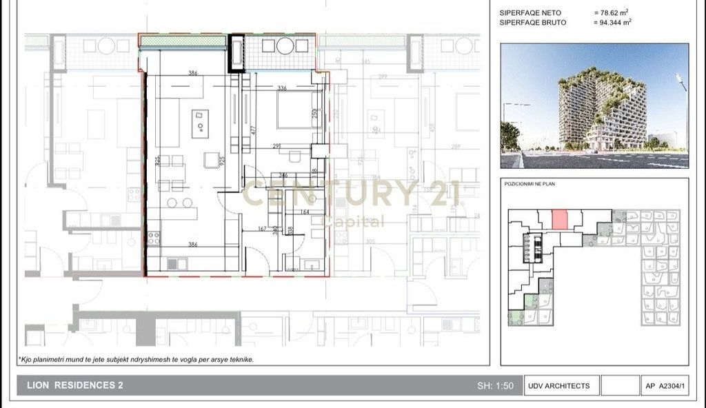 Apartment 1+1 for sale in “Lion Park 2”