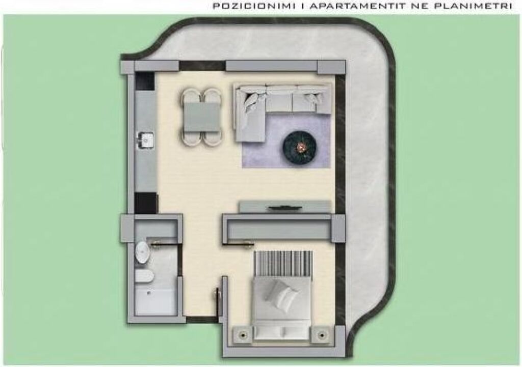 🔥 OKAZION – Shitet Apartament 1+1 në Residenca Onde, Rana e Hedhun 🌊