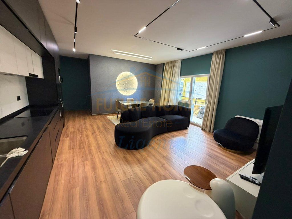 Super apartment 1+1 for Rent at Lake Land Residence, Farke Tirane.