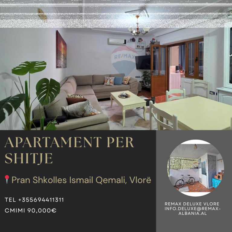 Apartament 2+1 per Shitje super Okazion ne qender te Vlores