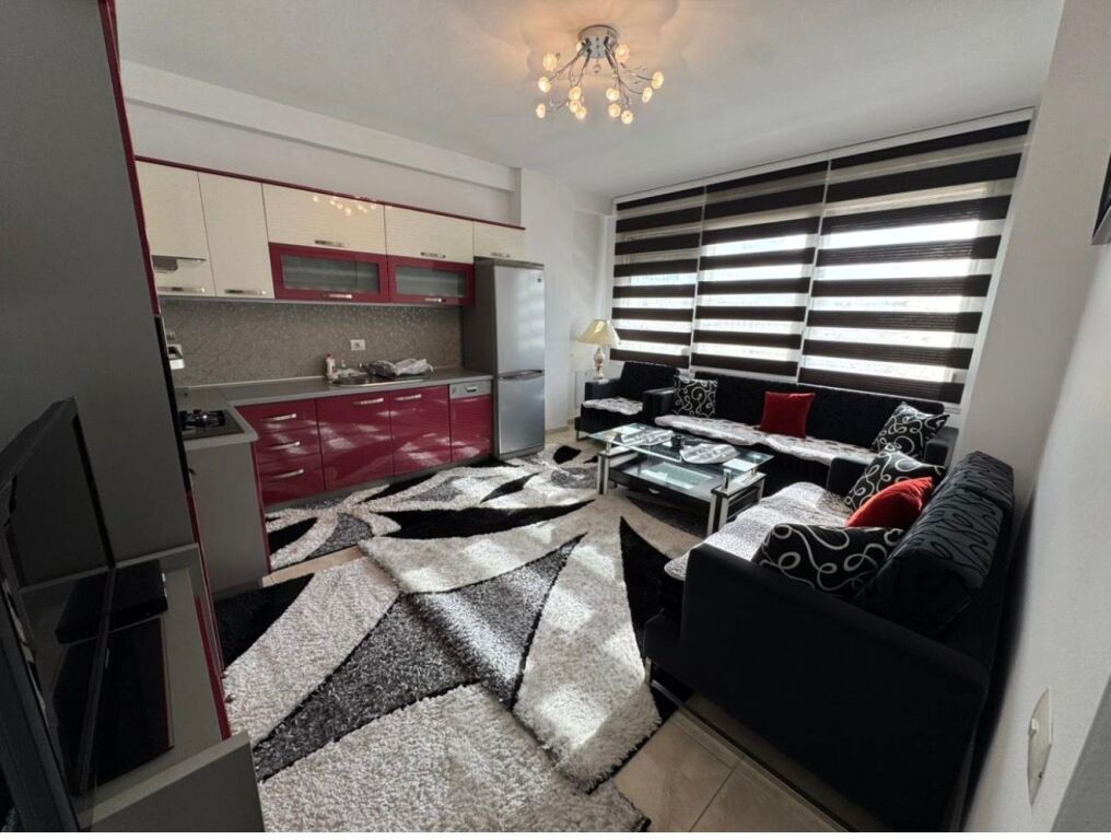 2+1,furnished,at the Asllan Rusi building Laprake,price 550 euro