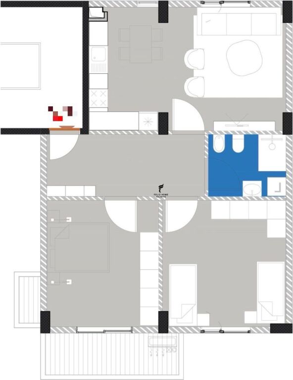 FOR SALE APARTMENT 2+1+2 ISH PARKU 210,000 EURO FH-68369