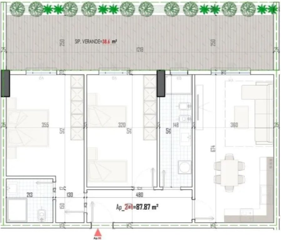 🏡 Apartament 2+1 në shitje – Paskuqan | Në ndërtim (Përfundon së shpejti)  