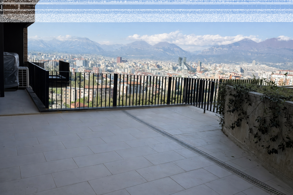 New 2+1 apartment with 40 m² veranda and parking – Kodra e Diellit 2