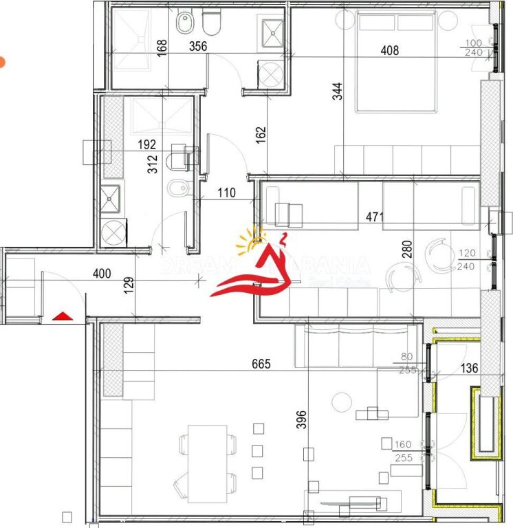 Apartments 2+1 for sale in Porcelan near Klan ( ID 41212207 )