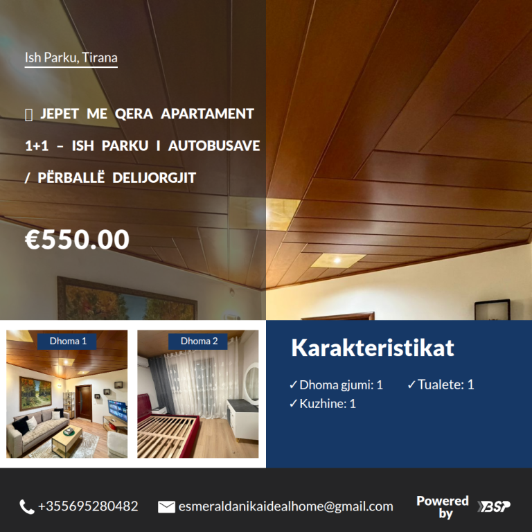 📍 Area: Tirana • “Dëshmorët e Fekenit” Street • Former Bus Park