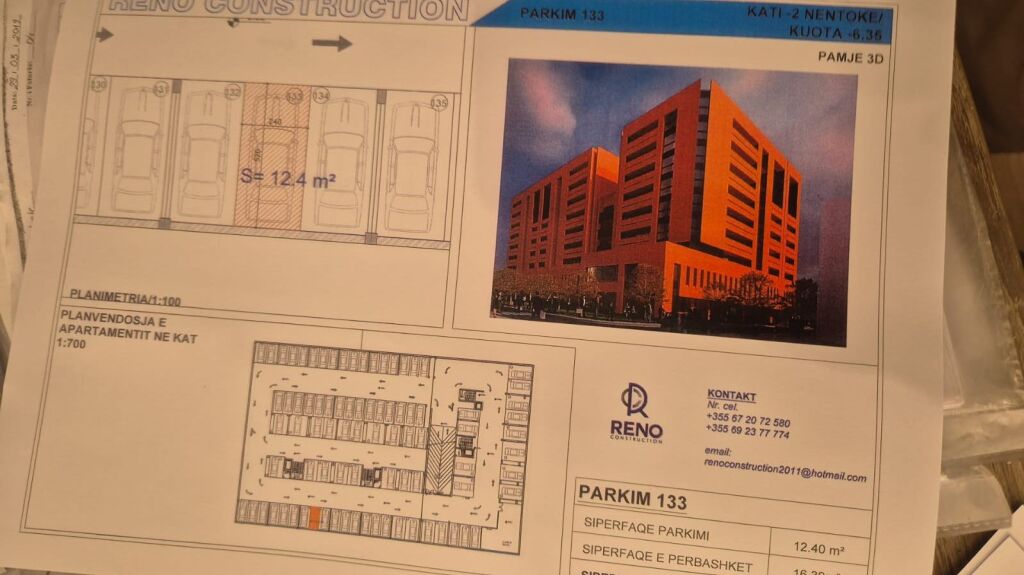 🚗 5 Parking Spaces for Sale – Jordan Misja Street (Opposite SPAK)
