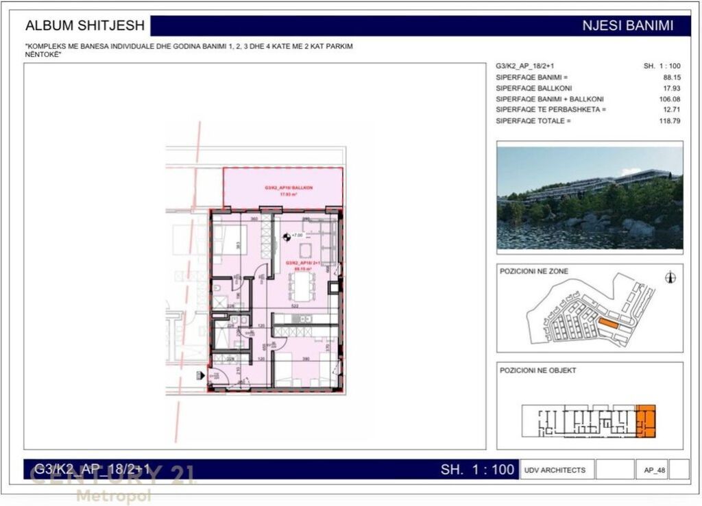 Apartament 2+1+2 me pamje nga Liqeni, Lake Front, FARKË!