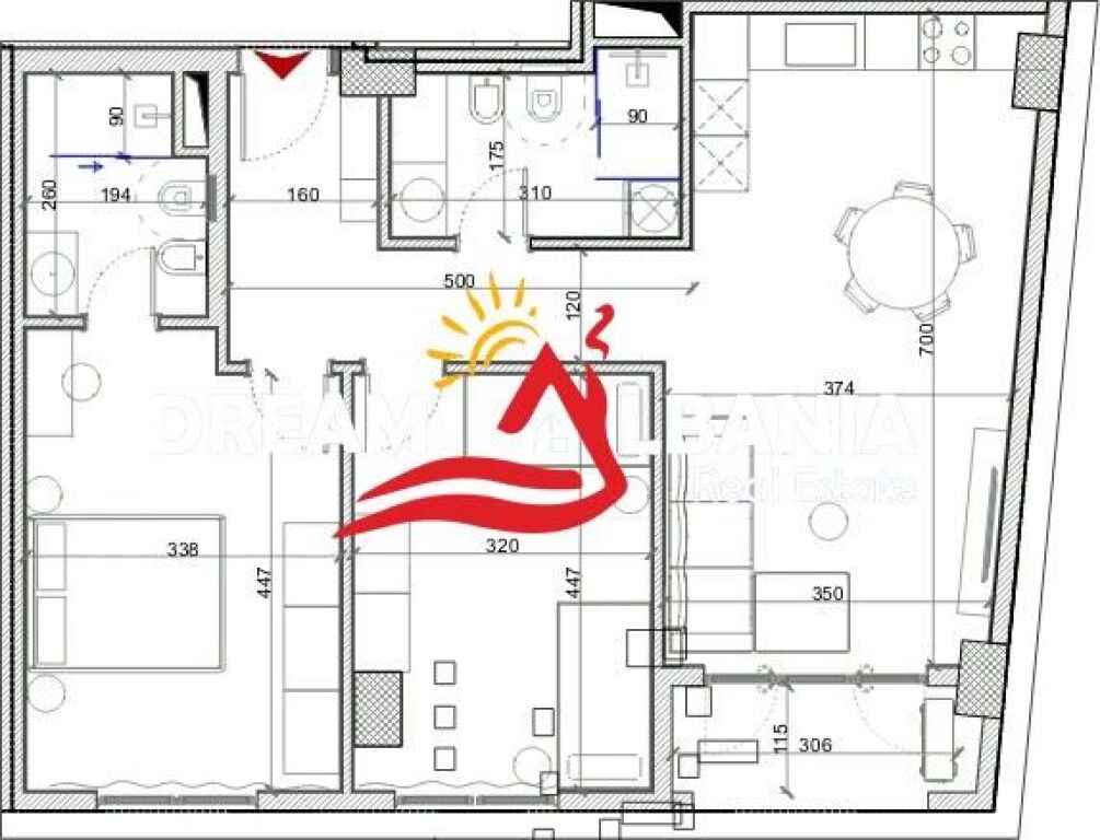 Apartments 2+1 for sale in Porcelan near Klan ( ID 41212207 )