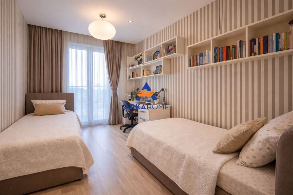 FOR SALE APARTMENT 2+1+BALCONY+PARKING SPACE "AT AMBASSADOR 3, AIR ALBANIA STADIUM" 609,600 EURO