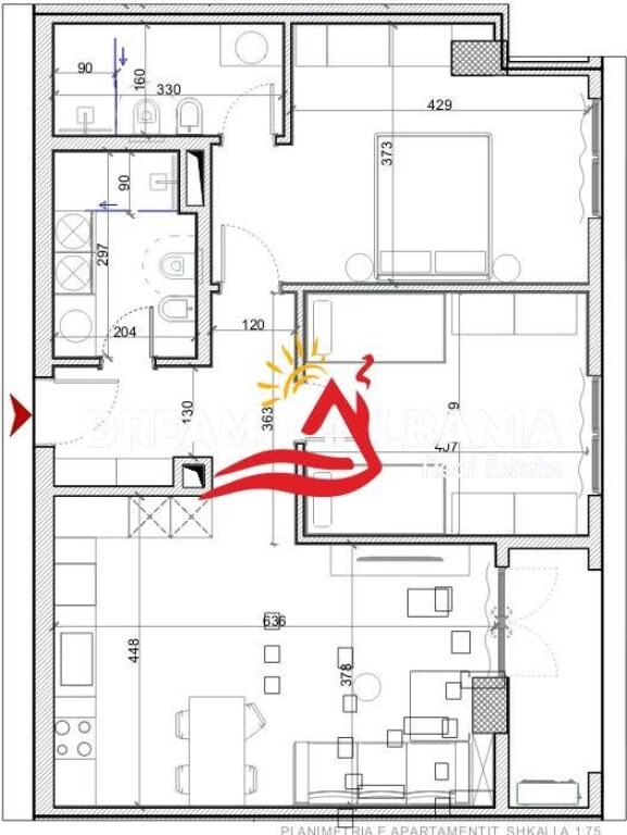 Apartments 2+1 for sale in Porcelan near Klan ( ID 41212207 )