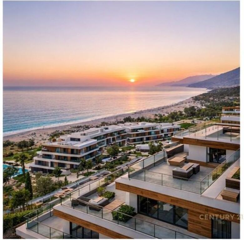 Shitet Apartament 2+1+2 ne Morina City, DHERMI