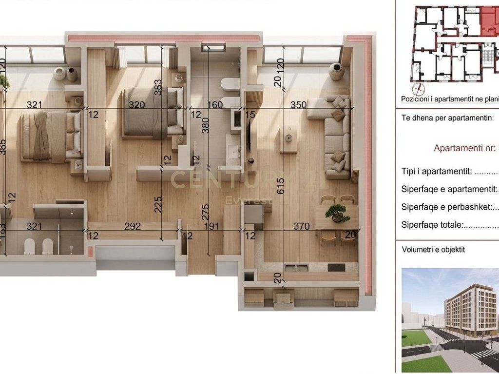 NEW BOULEVARD, SELLING APARTMENT 2+1+2