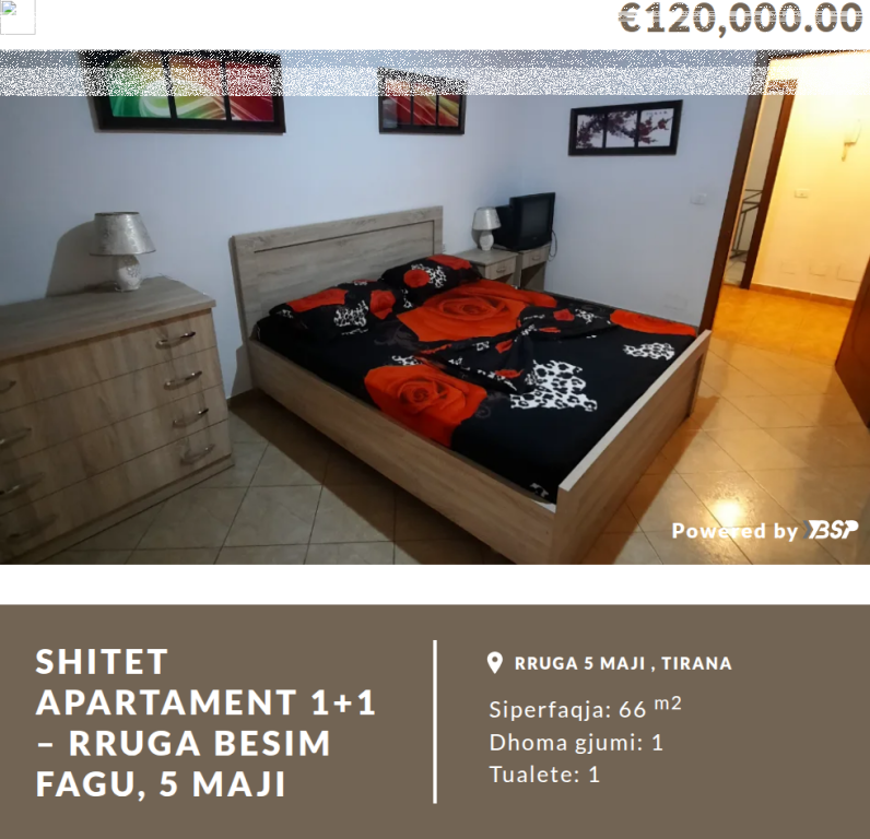 IN VENDITA APPARTAMENTO 1+1 – VIA BESIM FAGU, 5 MAGGIO