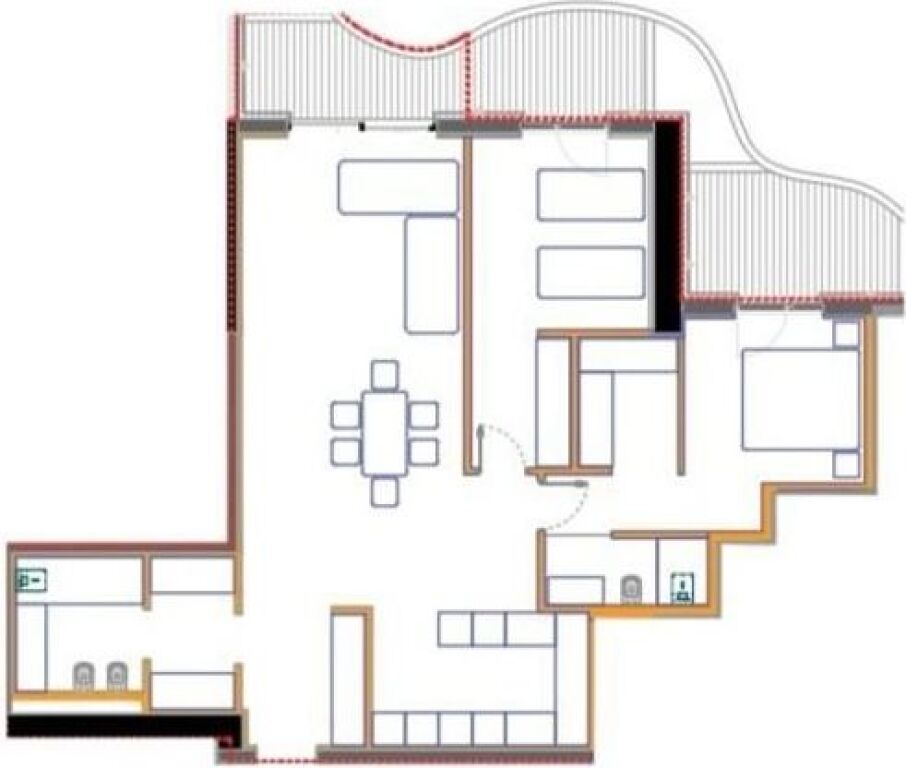 Apartament 1+1 me qira , Lion 1 , Prane Air Albania