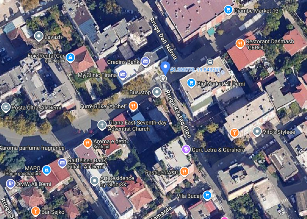 Apartament 1+1 ne shitje Ali Demi ne Tirane