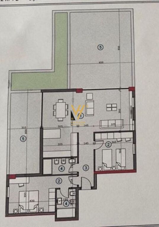 VENDESI APPARTAMENTO 2+1+2+BLK A ALI DEMI 282.000 EURO