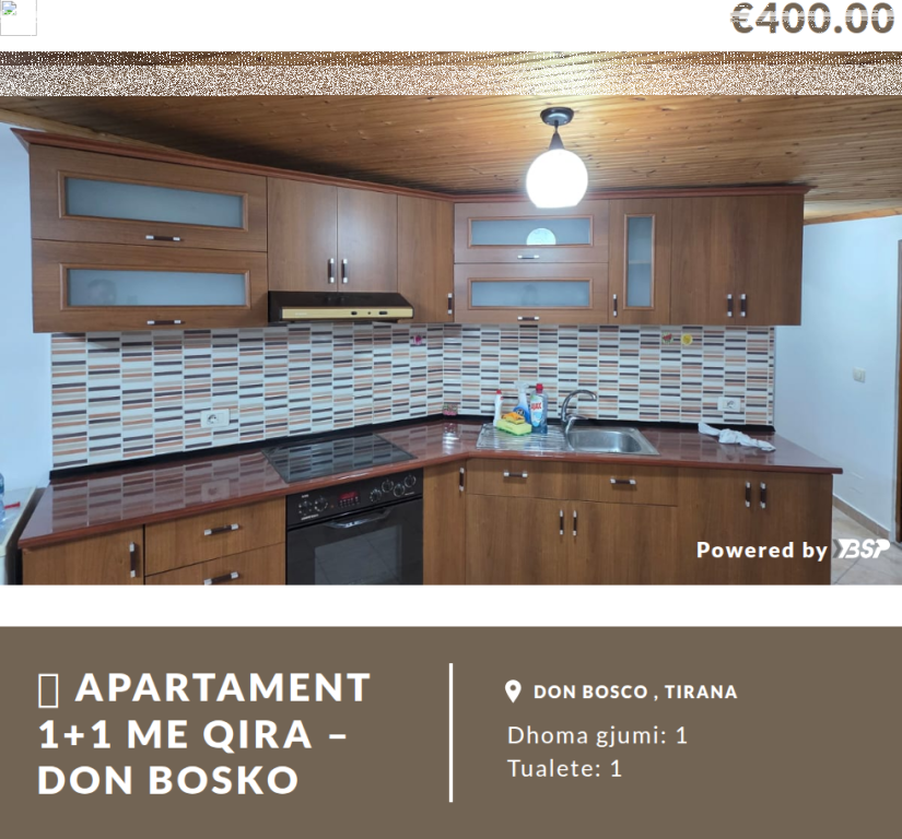 🏡 APARTMENT 1+1 FOR RENT – DON BOSKO