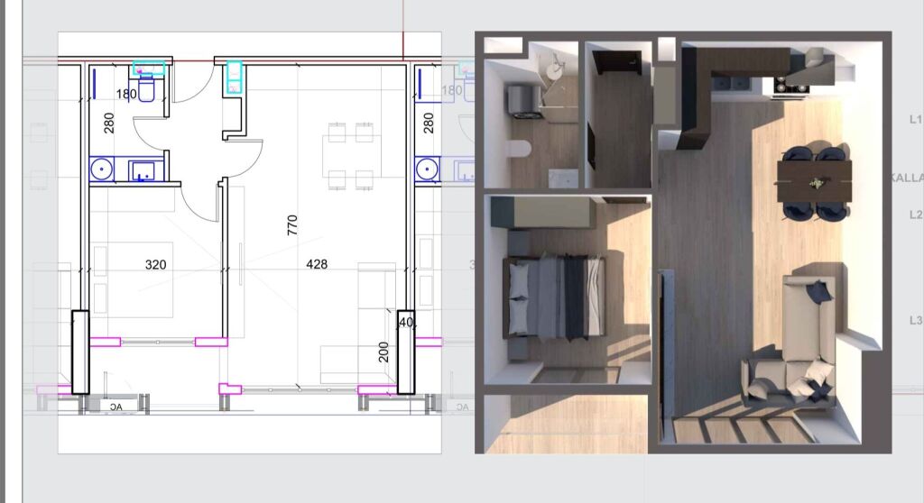 🏡 Shitet Apartament 1+1 – United Towers, Parku Olimpik