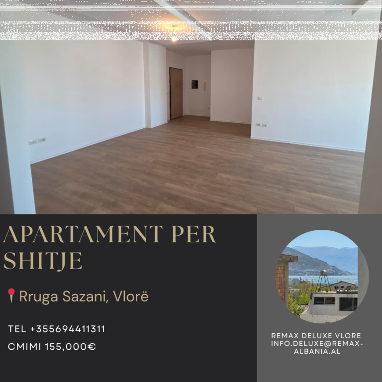 🏡 OKAZION NË VLORË – Apartament 2+1 pranë Portit &amp; Vlora Marina