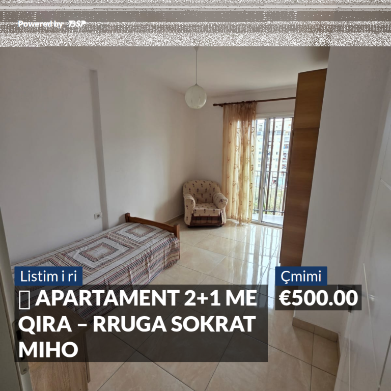 🏡 APPARTAMENTO 2+1 IN AFFITTO – VIA SOKRAT MIHO
