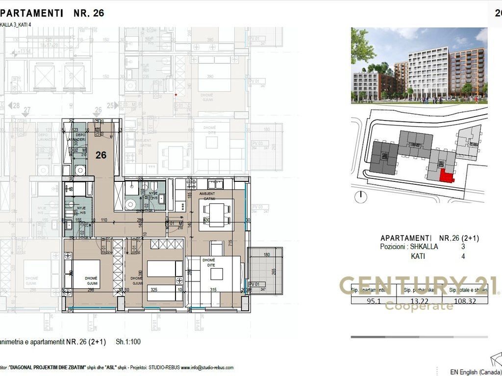 WE SELL APARTMENT 2+1+2 + PARKING SPACE - ASL COMPLEX, FORMER PROFARMA - XHAMLLIKU