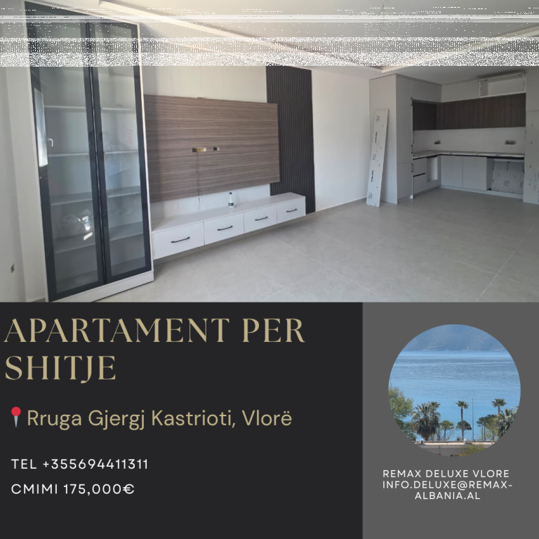 🏡 Apartament 2+1 në Shitje – Lagjja Pelivan Leskaj, Vlorë
