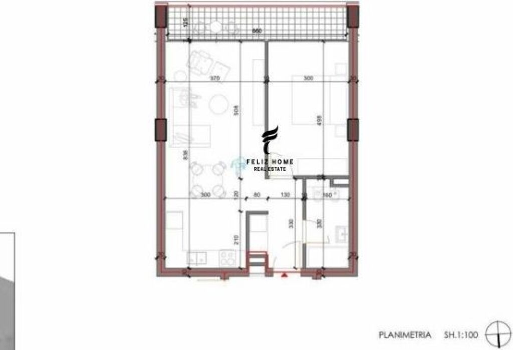 SHITET APARTAMENT 1+1 SHKOZE 10.300.000 LEKE FH-68792