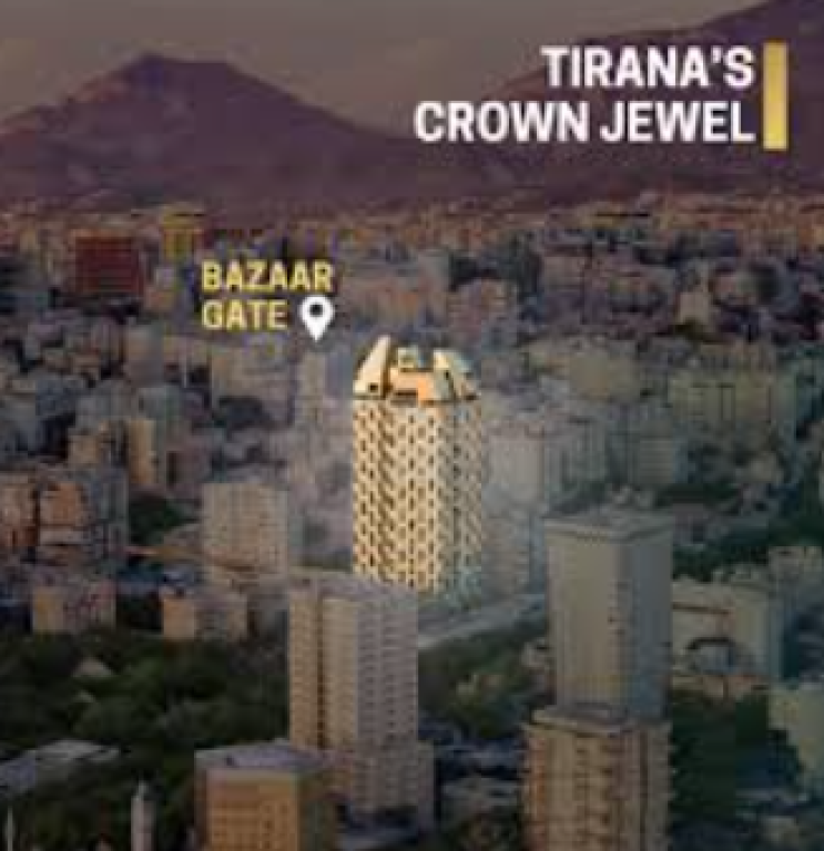 Apartament 1+1 në Shitje – Bazaar Gate, Qendër e Tiranës