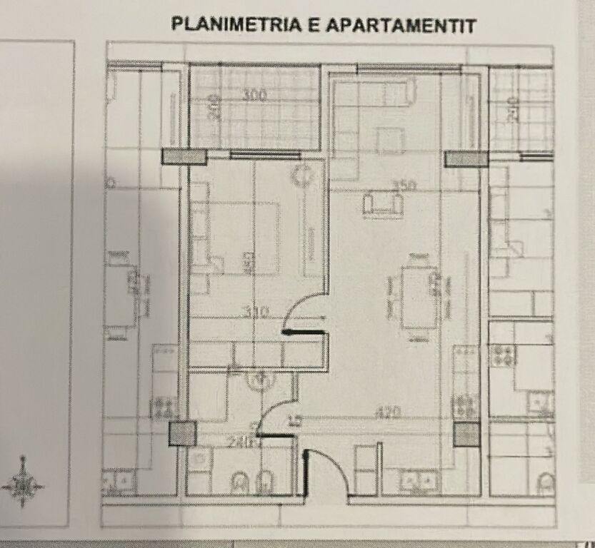 APARTAMENT 1+1 PER SHITJE NE PASKUQAN